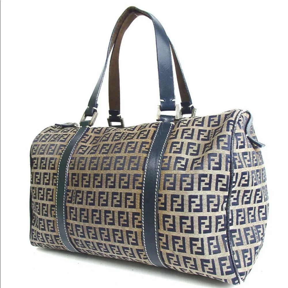 Fendi Blue monogram tote